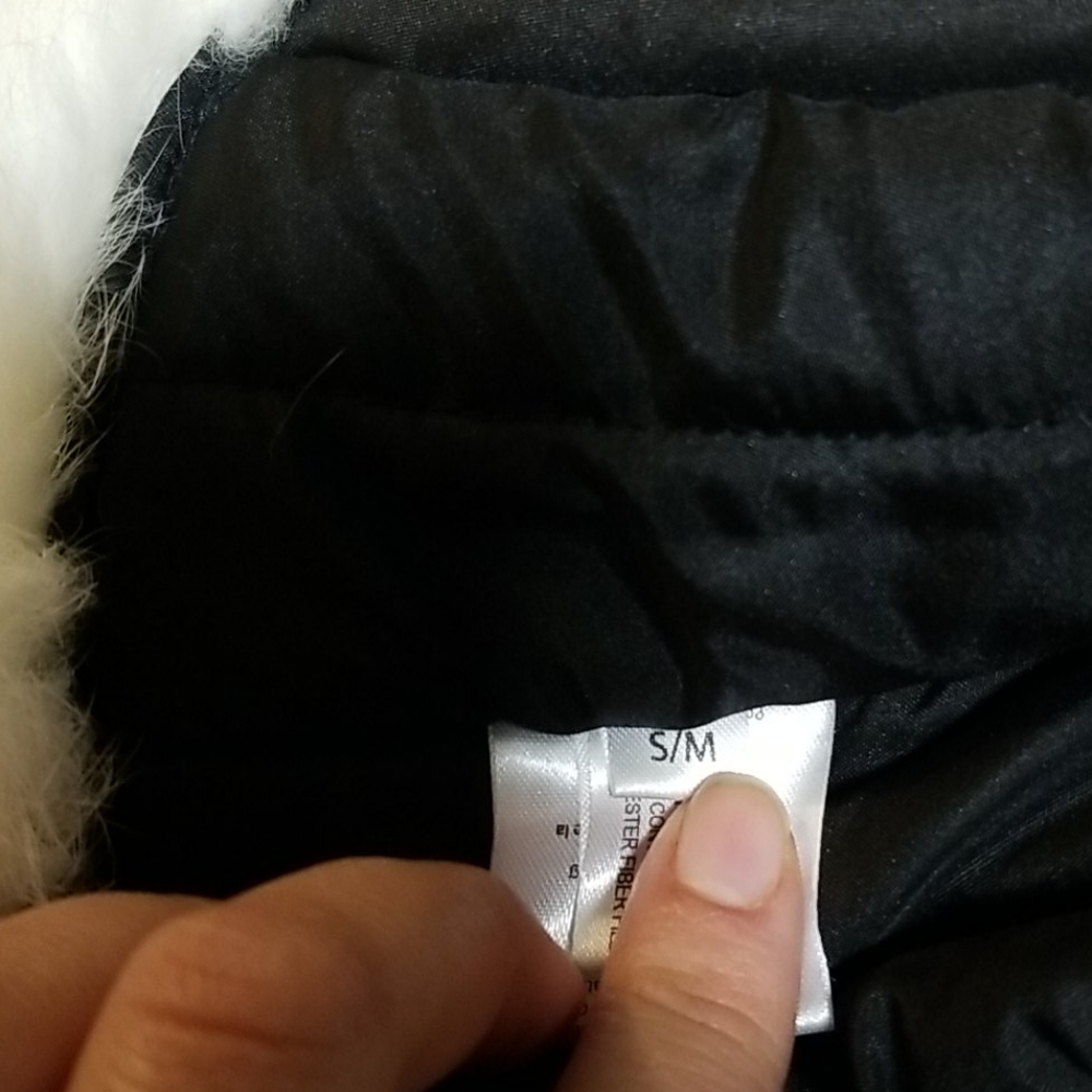 Camo Rabbit fur bomber winter hat - Picture 8 of 8